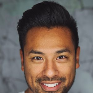 man smiling
